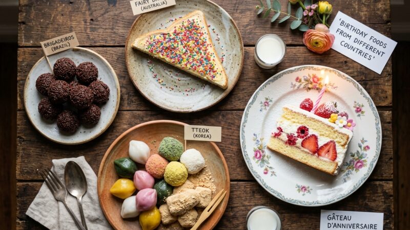 Birthday Foods From Different Countries