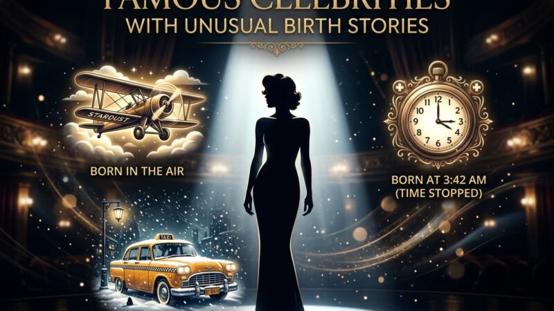 Famous Celebrities With Unusual Birth Stories