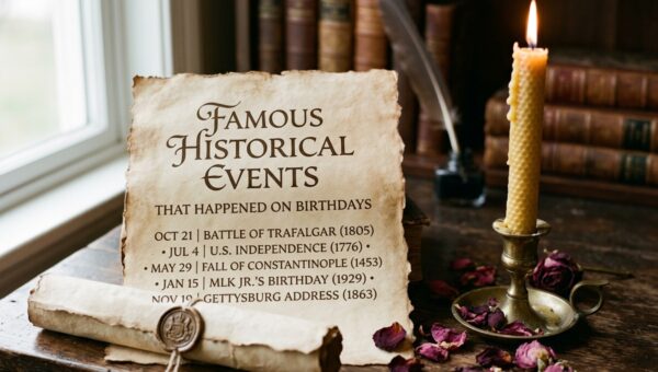 Famous Historical Events That Happened on Birthdays