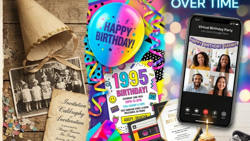 How Birthday Parties Changed Over Time