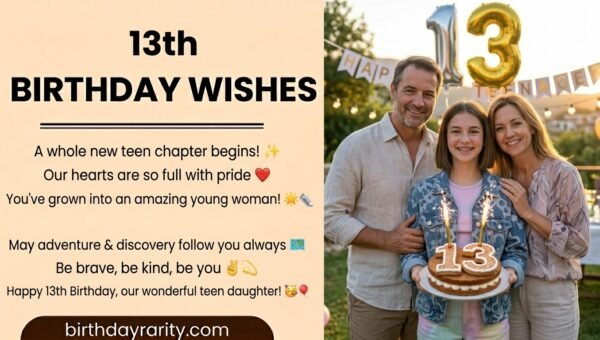 13th Birthday Wishes