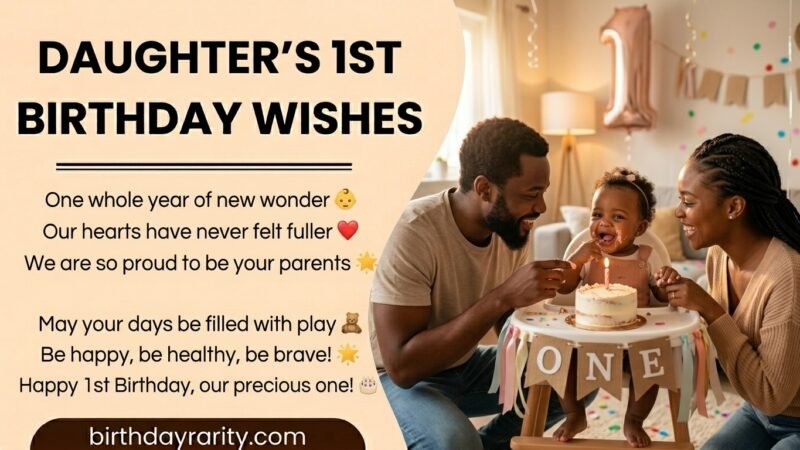 1st Birthday Wishes