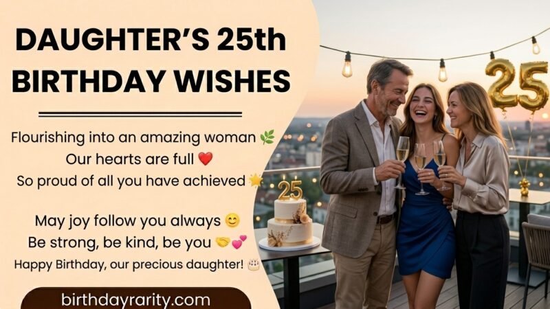 25th Birthday Wishes