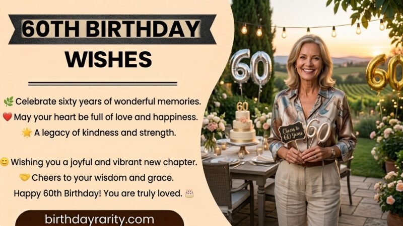 60th Birthday Wishes