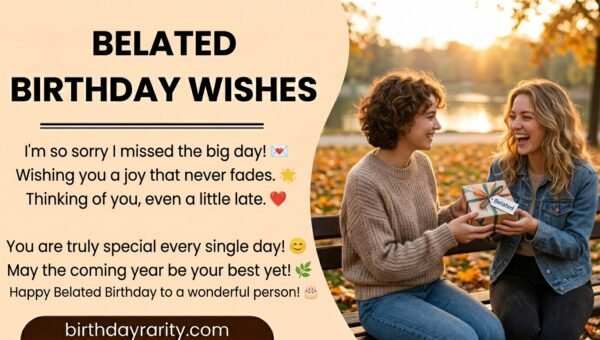 Belated Birthday Wishes