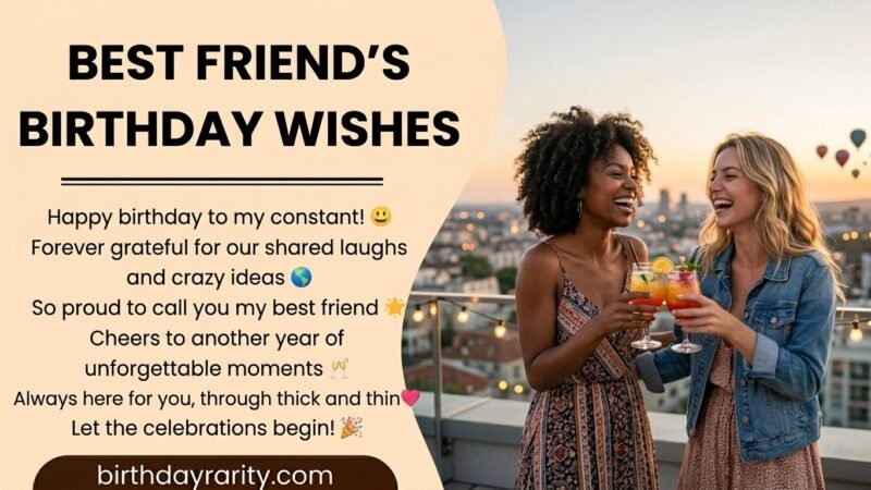 Birthday Wishes for Best Friend