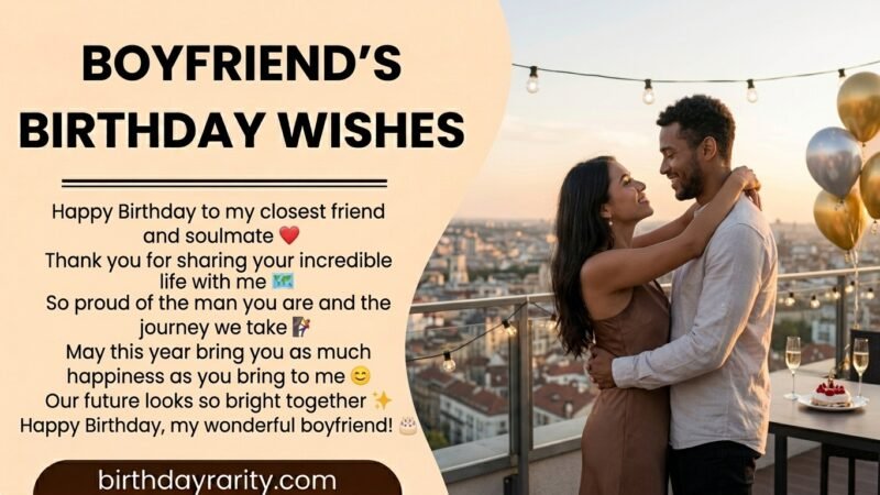 Boyfriend/Girlfriend Wishes: Sweet Romantic Messages