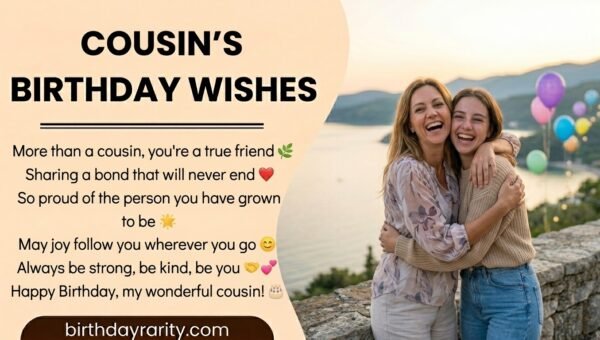Birthday Wishes for Cousin