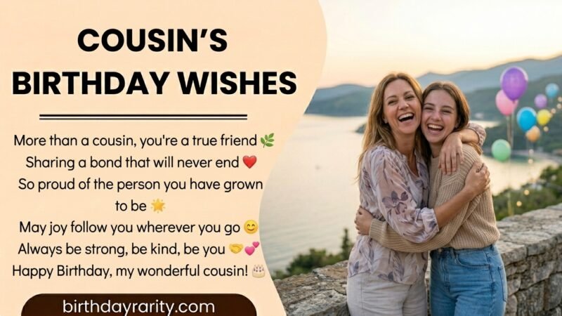 Birthday Wishes for Cousin
