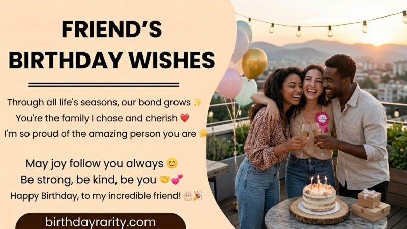 Birthday Wishes for Friend