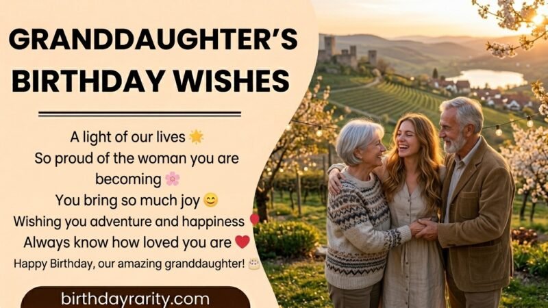 Birthday Wishes for Granddaughter