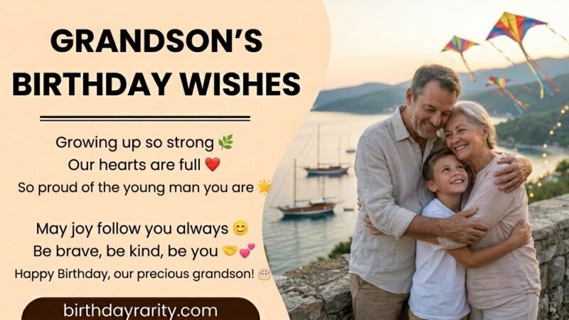 Birthday Wishes for Grandson