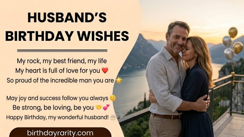 Birthday Wishes for Husband