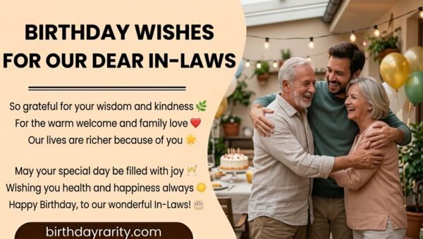Birthday Wishes for In-Laws