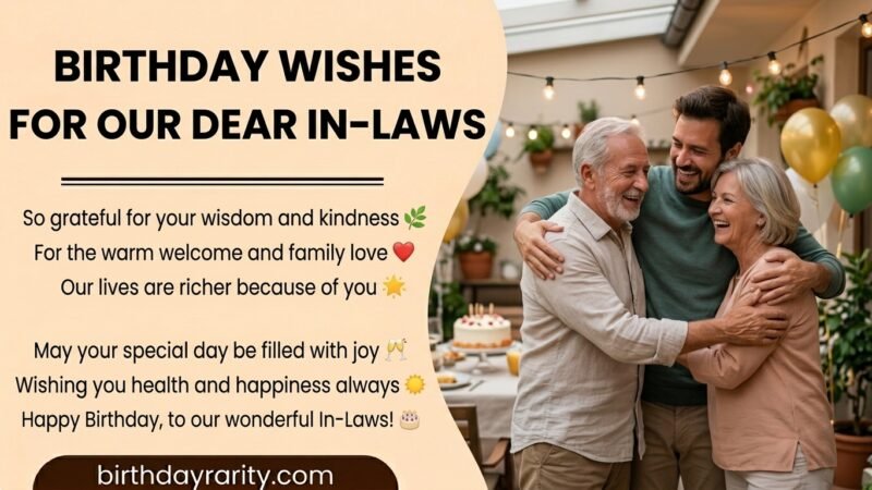 Birthday Wishes for In-Laws