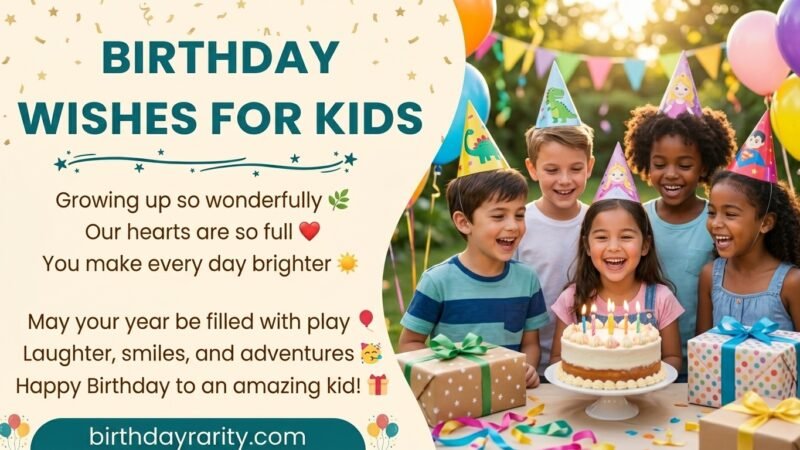 Birthday Wishes for Kids