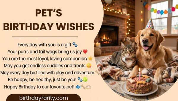 Birthday Wishes for Pets