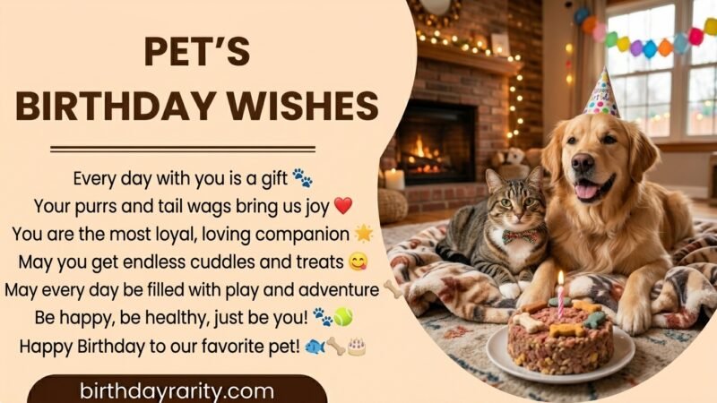 Birthday Wishes for Pets