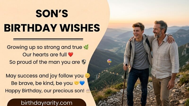 Birthday Wishes for Son