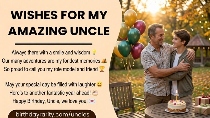 Birthday Wishes for Uncle