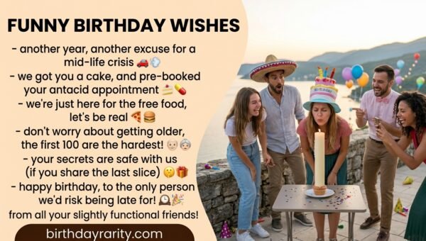 Funny & Humorous Birthday Wishes