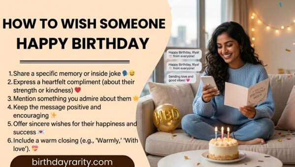 How to Wish Someone Happy Birthday (Guide)