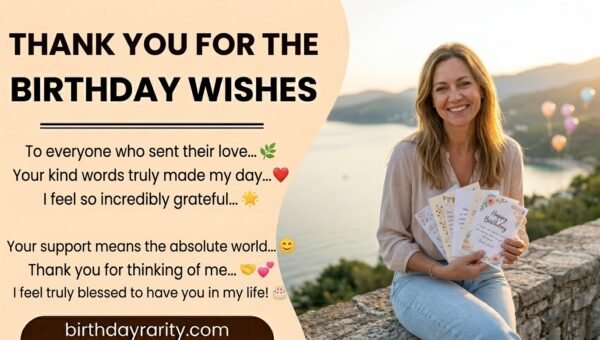 Thank You for Birthday Wishes
